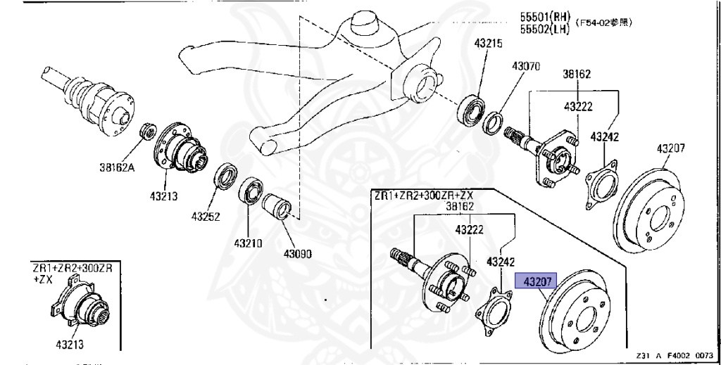 Nissan - Fairlady Z - Z31 - 1985 - ZX - MANUAL TRANSMISSION(MT) - T-bar roof (KZ#) - VG30T
