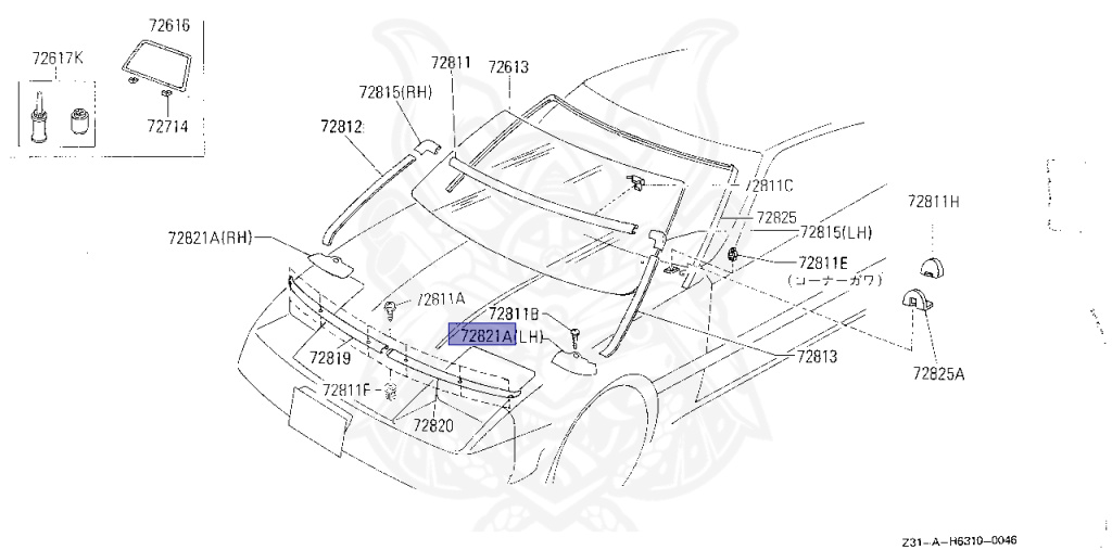Nissan - Fairlady Z - Z31 - 1987 - ZR - MANUAL TRANSMISSION(MT) - T-bar roof (KZ#) - VG30D