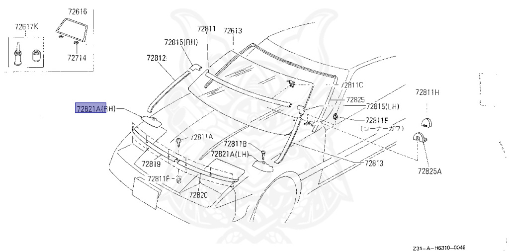 Nissan - Fairlady Z - Z31 - 1986 - ZR - MANUAL TRANSMISSION(MT) - T-bar roof (KZ#) - VG30D