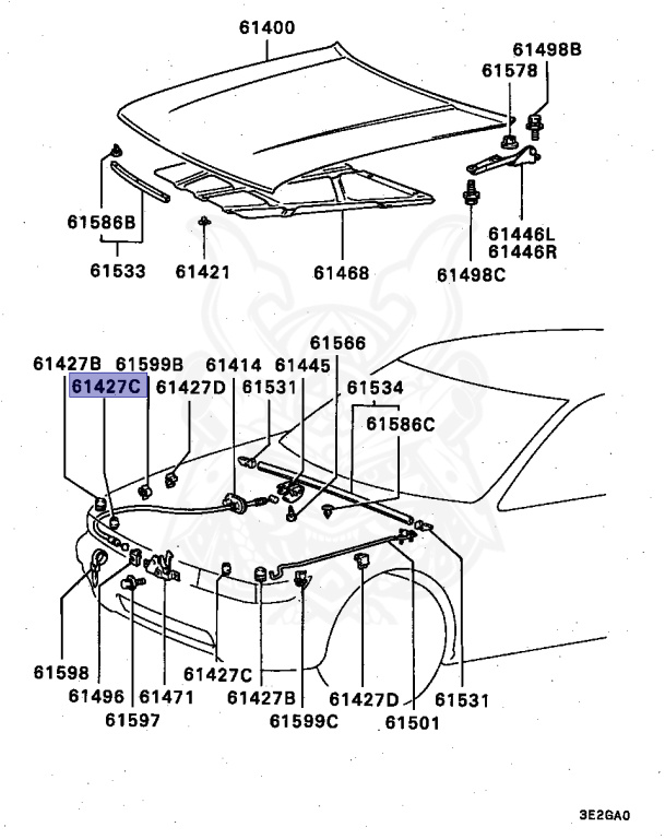 Mitsubishi - Lancer - C61A - 1990 - LKMG - 4G13
