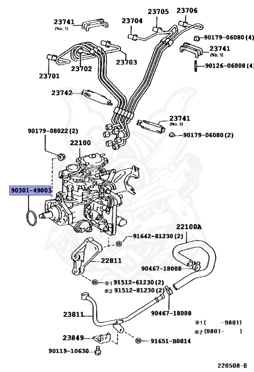 90301-49003 - Toyota - Gasket, Injection Pump - Nengun Performance