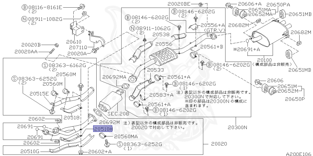 Nissan - Skyline GT-R - BNR34 - 2001 - GT-R V Spec-2 - 2-door hardtop (2K) - MANUAL MISSION 6-SPEED(MT.F6) - Hi-Cas 4-Link (HI.4WD) - RB26DETT