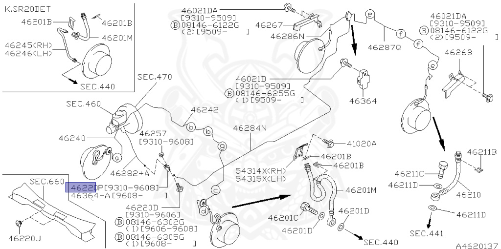 Nissan - Silvia - S14 - 1995 - KS - HARDTOP(K) - MANUAL TRANSMISSION(MT) - TWO WHEELS STEERING(2WS) - SR20DET