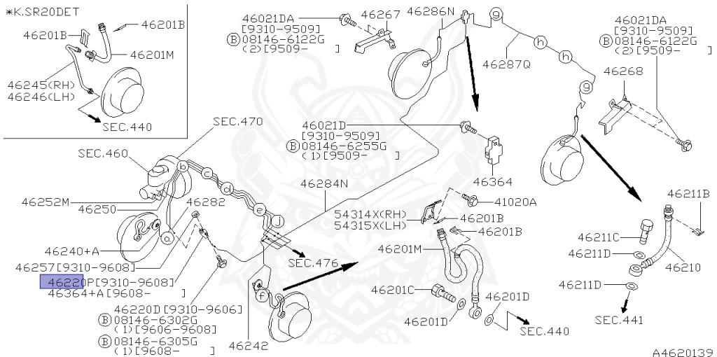 Nissan - Silvia - S14 - 1995 - KS - HARDTOP(K) - MANUAL TRANSMISSION(MT) - FOUR WHEELS STEERING(4WS) - SR20DET