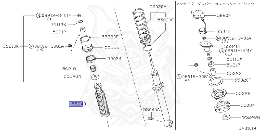 Nissan - Laurel - C35 - 2002 - Medallist - HARDTOP(K) - 2 WHEEL DRIVE(2WD) - AUTOMATIC TRANSMISSION(AT) - IRS TYPE(IRS) - RB25DE