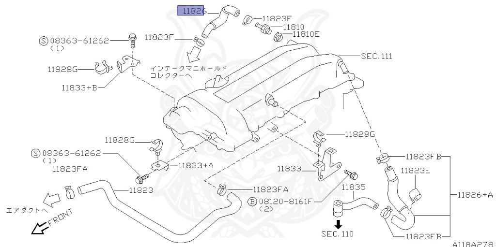 Nissan - Silvia - S14 - 1993 - QS - HARDTOP(K) - MANUAL TRANSMISSION(MT) - TWO WHEELS STEERING(2WS) - SR20DE
