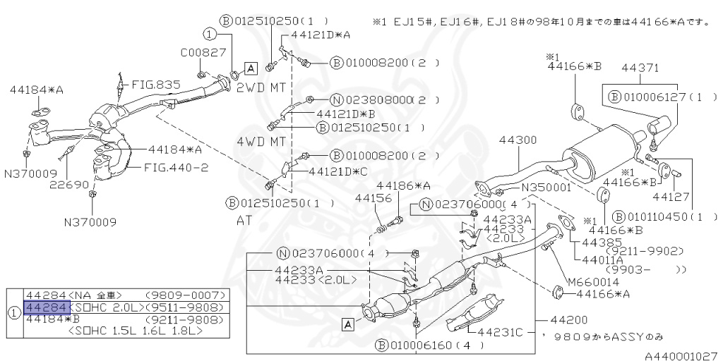 Subaru - Impreza WRX - GC8 - Jan-1998 - Dec-1999 - WRXRASTI - 2 door coupe (Ritona) - F4WD - Manual Transmission - Right hand - EJ20G