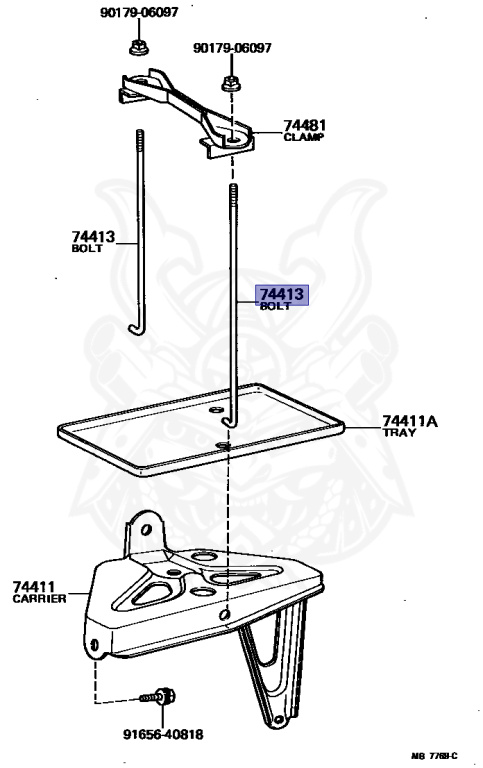 Toyota - Starlet - KP61 - 1981 - DLX TYPE - 5-DOOR - Automatic - 4KU