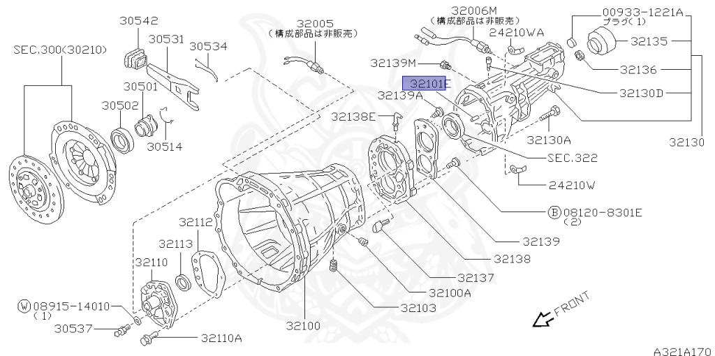 Nissan - Laurel - C33 - 1988 - Grand Cruise - HARDTOP(K) - MANUAL TRANSMISSION(MT) - IRS TYPE(IRS) - RB20E