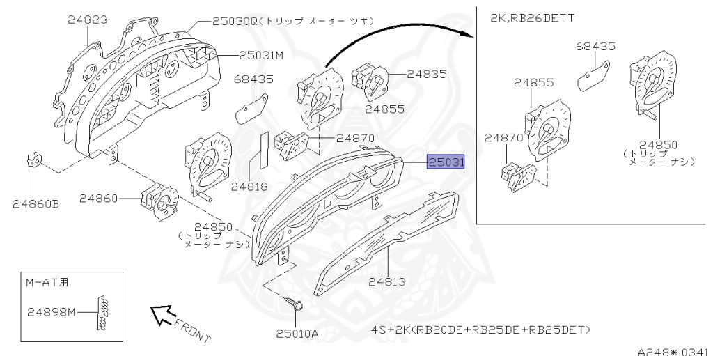 Nissan - Skyline GT-R - BNR34 - 1999 - GTR TYPE - 2-door hardtop (2K) - MANUAL MISSION 6-SPEED(MT.F6) - HI-4WD (High-Casting System) - RB26DETT