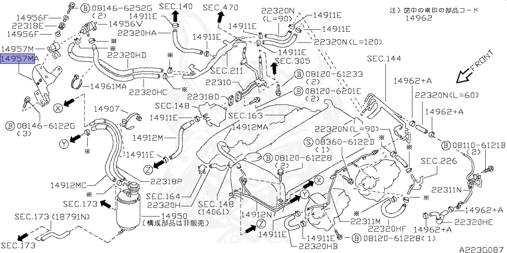 Nissan - Skyline GT-R - BNR34 - 2000 - GTR TYPE - 2-door hardtop (2K) - MANUAL MISSION 6-SPEED(MT.F6) - Hi-Cas 4-Link (HI.4WD) - RB26DETT