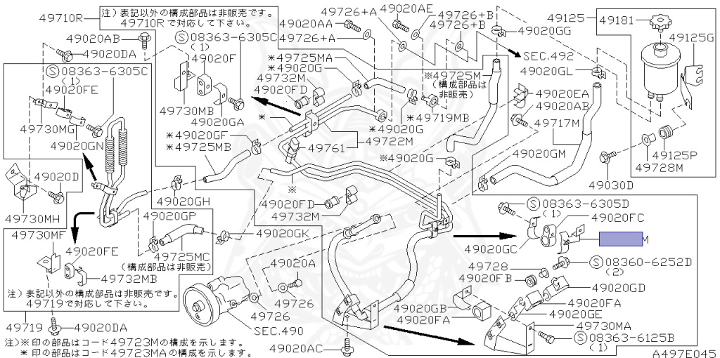 Nissan - Skyline GT-R - BCNR33 - 1995 - GTR/N1 - 2-door hardtop (2K) - 4 WHEEL DRIVE(4WD) - MANUAL TRANS 5-SPEED(MT.F5) - HICAS - RB26DETT