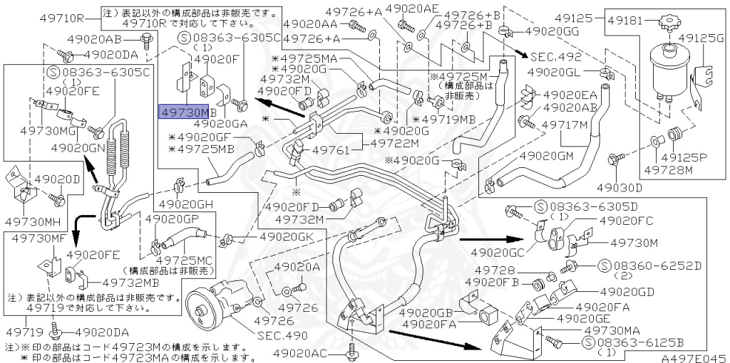 Nissan - Skyline GT-R - BCNR33 - 1995 - GTR/N1 - 2-door hardtop (2K) - 4 WHEEL DRIVE(4WD) - MANUAL TRANS 5-SPEED(MT.F5) - HICAS - RB26DETT