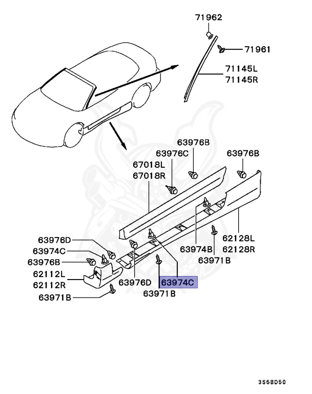 Mitsubishi - Eclipse - D38A - 1998 - BRGFLFJ - 4G63