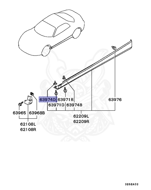 Mitsubishi - FTO - DE3A - 2000 - HYXM4 - 6A12