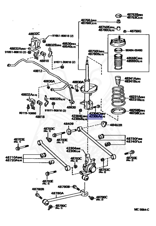 Toyota - Carina - CT195 - 1996 - SE TYPE - Manual - 2C