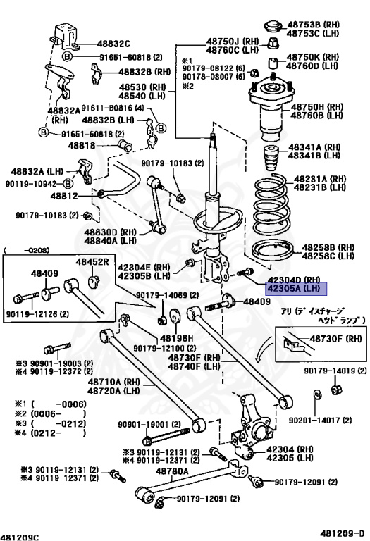 Toyota - Harrier - ACU10W - 2002 - WAGON - 2AZFE