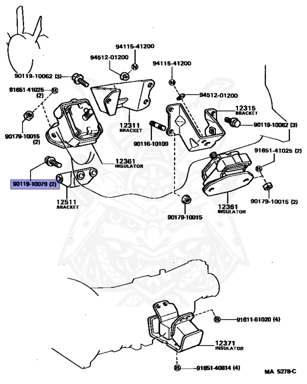 Toyota - Celica - MA61 - 1982 - GT TYPE - LIFTBACK - Manual - 5MGEU