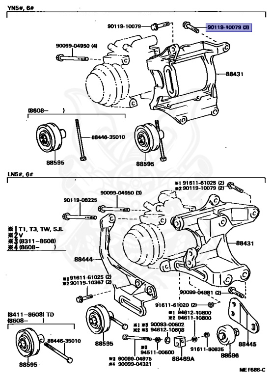 Toyota - Hilux - LN65 - 1987 - SR TYPE - LOW DECK,PICKUP(STANDARD DECK 1-SIDE OPEN) - Manual - 2L