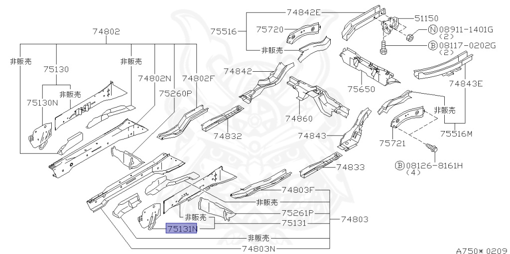 Nissan - Silvia - S15 - 1999 - SEDAN - HARDTOP(K) - MANUAL TRANS 5-SPEED(MT.F5) - TWO WHEELS STEERING(2WS) - SR20DE