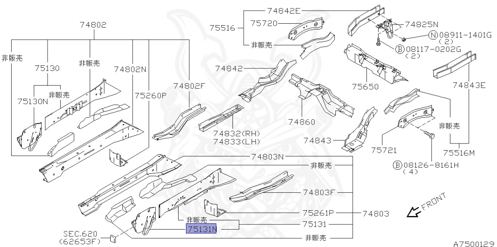 Nissan - Silvia - S14 - 1996 - KS - HARDTOP(K) - MANUAL TRANSMISSION(MT) - TWO WHEELS STEERING(2WS) - SR20DET