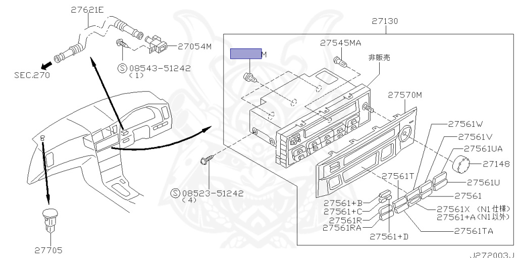 Nissan - Skyline - R34 25GT - ENR34 - 2000 - 25GT - 4 DOOR SEDAN(4S) - AUTOMATIC-FLOOR SHIFT(AT.F4) - High-speed 2-link (IRS.2WD) - RB25DE