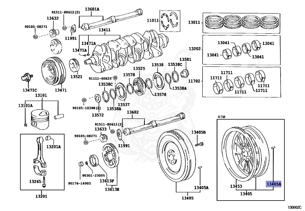 90250-10192 - Toyota - Flywheel Straight Pin - Nengun Performance