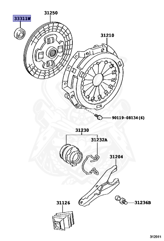 90363-15017 - Toyota - Input Shaft Bearing - Nengun Performance