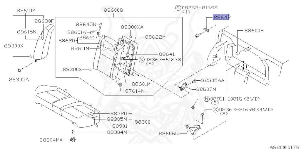 Nissan - Primera - P11 - 1997 - CIL - SEDAN(S) - 2 WHEEL DRIVE(2WD) - AUTOMATIC TRANSMISSION(AT) - SR18DE