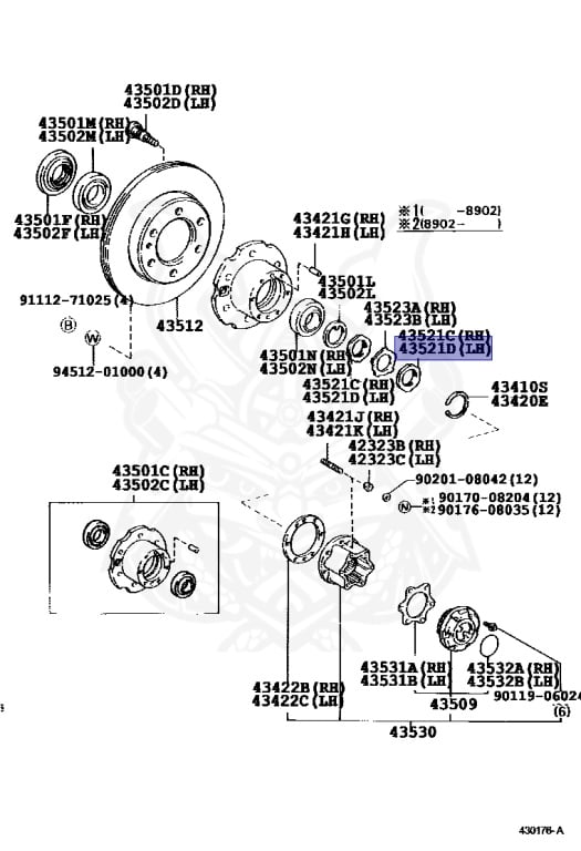 Toyota - Hilux - LN100 - 1989 - SR TYPE - REGULAR CAB - Manual - 3L