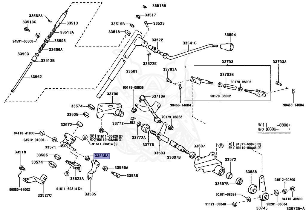 Toyota - LiteAce - CM65 - 1995 - DX TYPE - SINGLE JUST  LOW - Manual - 2C
