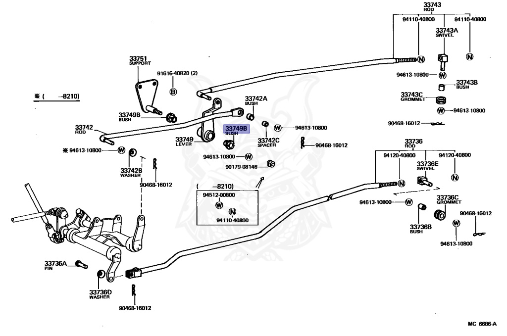 Toyota - LiteAce - KM20V - 1982 - DLX TYPE - 4-DOOR VAN - Manual - 4KJ