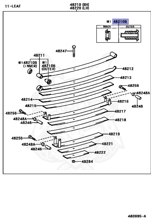 90389-14056 - Toyota - Bushing (for Rear Spring Pin) - Nengun