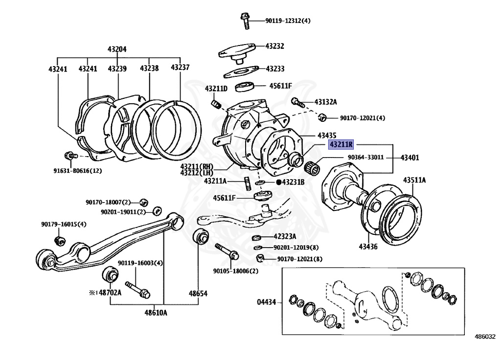 masa様 90381-35001 - Toyota - Bush (for Steering Knuckle) - Nengun