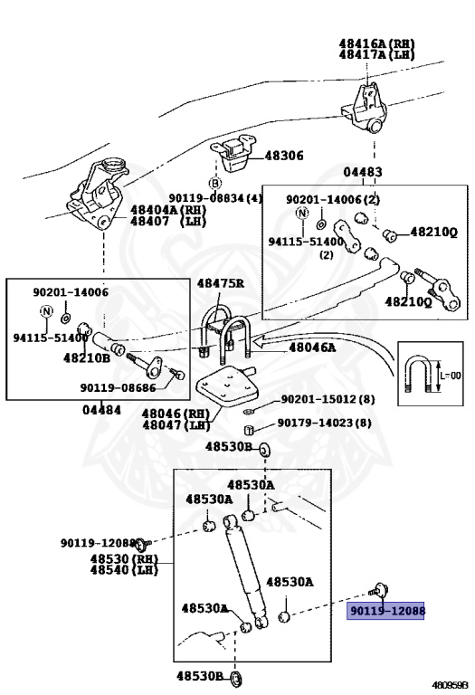 Toyota - Land Cruiser - HZJ75 - 1993 - STANDARD TYPE - CHASSIS FOR FIRE ENGINE - Manual - 1HZ