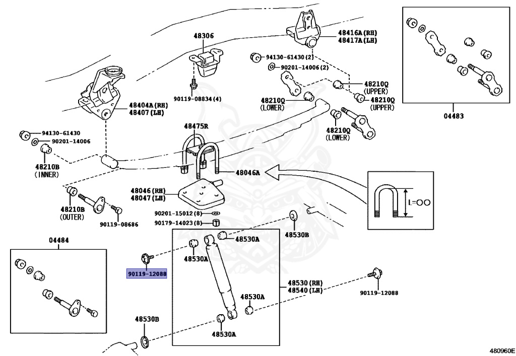 Toyota - Land Cruiser - HZJ79 - 2001 - STANDARD TYPE - CHASSIS FOR FIRE ENGINE - Manual - 1HZ