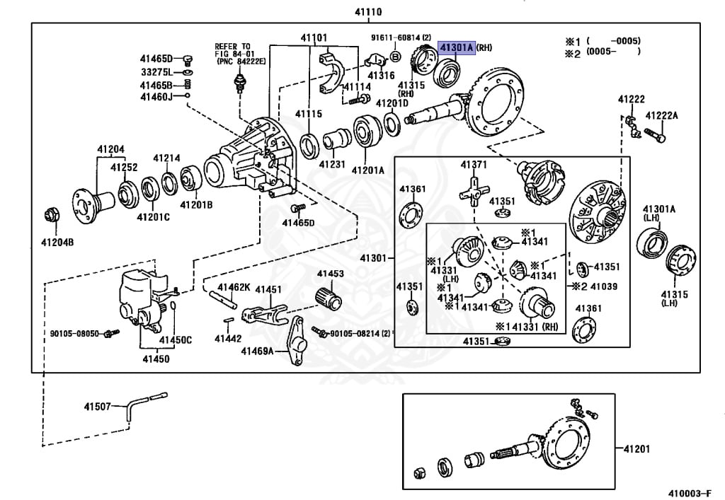 90366-50007 - Toyota - Bearing (for Front Differential Case