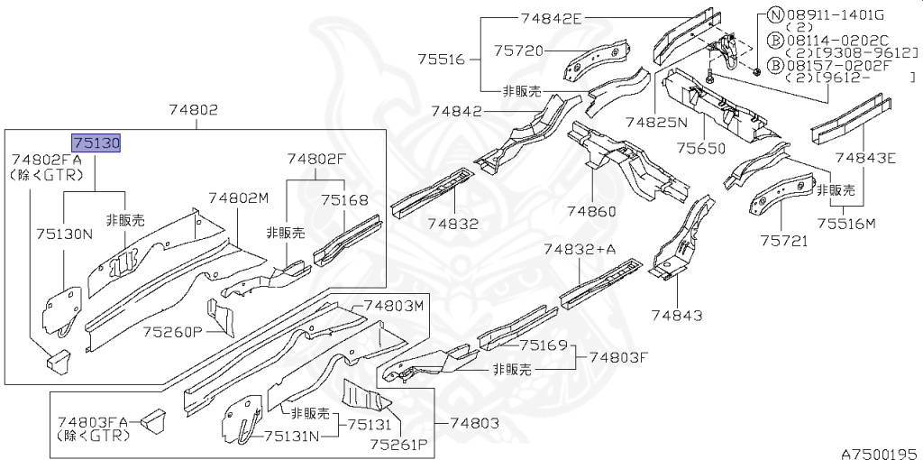Nissan - Skyline GT-R - BCNR33 - 1995 - GTR TYPE - 2 door hard top (2K) - 4 WHEEL DRIVE(4WD) - MANUAL TRANS 5-SPEED(MT.F5) - HICAS - RB26DETT