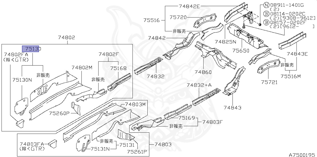 Nissan - Skyline GT-R - BCNR33 - 1997 - GTR/AJ - 4 DOOR SEDAN(4S) - 4 WHEEL DRIVE(4WD) - MANUAL TRANS 5-SPEED(MT.F5) - HICAS - RB26DETT