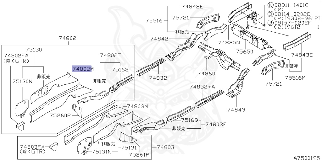 Nissan - Skyline GT-R - BCNR33 - 1995 - GTR TYPE - 2 door hard top (2K) - 4 WHEEL DRIVE(4WD) - MANUAL TRANS 5-SPEED(MT.F5) - HICAS - RB26DETT