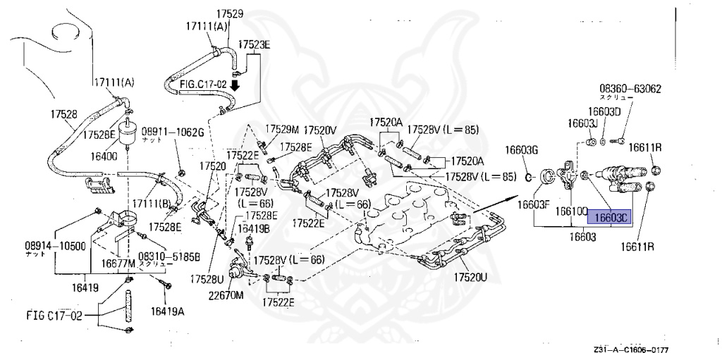 16614-D4200 - Nissan - Spacer, Fuel Tube - Nengun Performance
