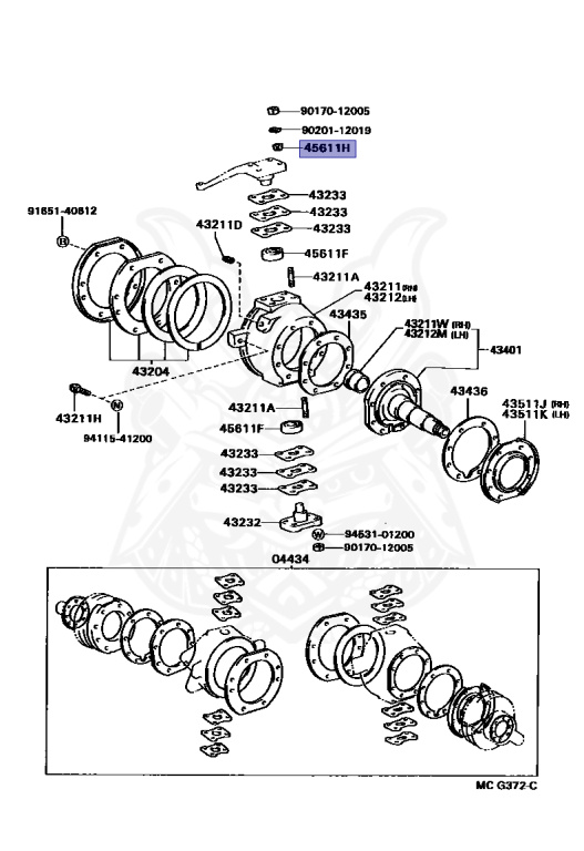 ねこ 42323-60020 - Toyota - Washer, Cone (for Steering Knuckle