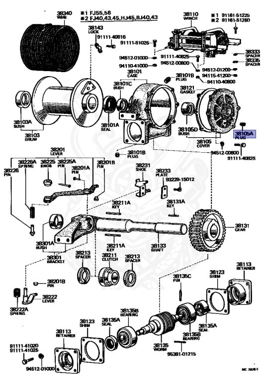 Toyota - Land Cruiser - BJ40 - 1975 - SOFTTOP (TARPAULIN CANVASTOP OR VINYLTOP) - Manual - B