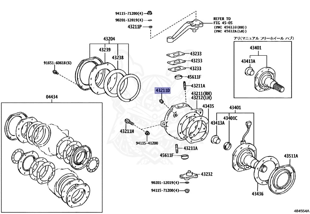 Toyota - Land Cruiser - HZJ75 - 1998 - STANDARD TYPE - CHASSIS FOR FIRE ENGINE - Manual - 1HZ