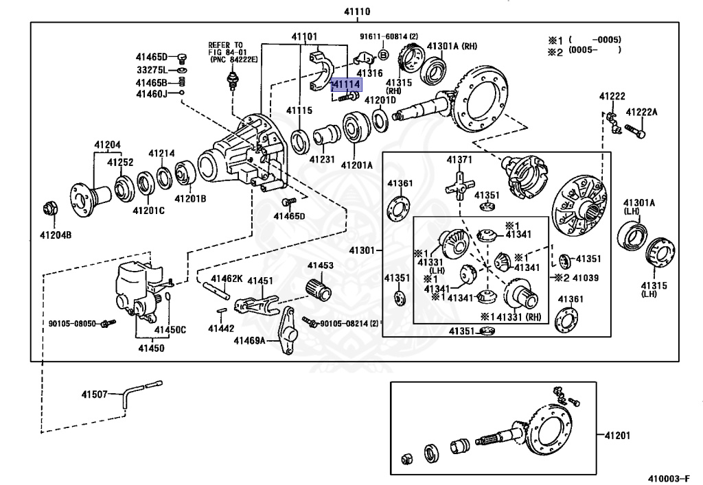 90105-12053 - Toyota - Bolt, Front Differential Bearing Cap