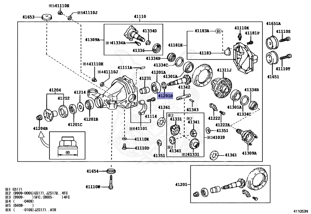 Toyota - Crown - JZS171 - 2001 - ATHLETEATHLETE FOUR TYPE - SEDAN - Automatic - 1JZGE