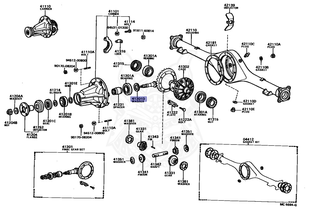 90201-35504 - Toyota - Gear, Differential Ring - Nengun Performance