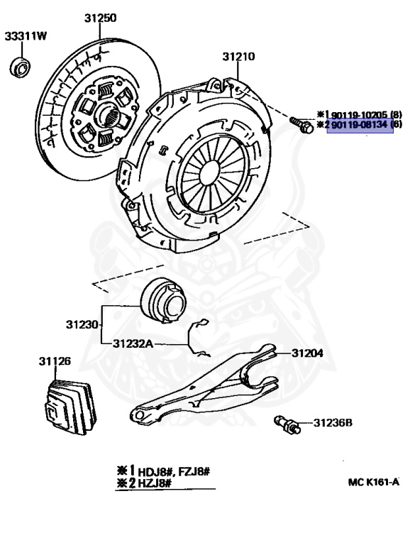 90119-08134 - Toyota - Bolt - Nengun Performance
