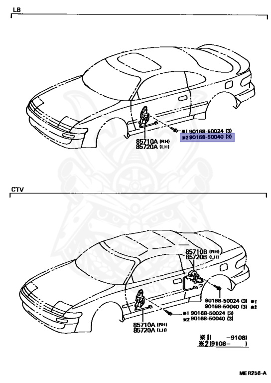 Toyota - Celica - ST183C - 1990 - CONVERTIBLE TYPE - CONTINUOUSLY VARIABLE TRANSMISSION - Automatic - 3SGE