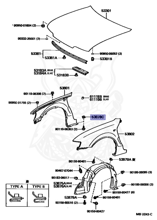 Toyota - Sera - EXY10 - 1990 - Manual - 5EFHE